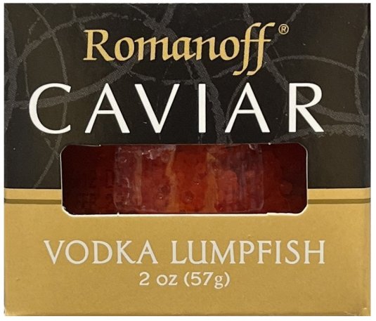 ROMANOFF CAVIAR VODKA LUMPFISH (image for) ROMANOFF CAVIAR VODKA LUMPFISH