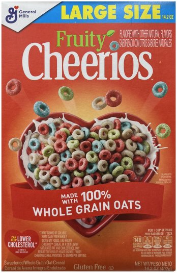 GENERAL MILLS CHEERIOS FRUITY (image for) GENERAL MILLS CHEERIOS FRUITY