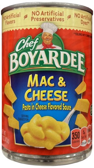 CHEF BOYARDEE MAC & CHEESE (image for) CHEF BOYARDEE MAC & CHEESE
