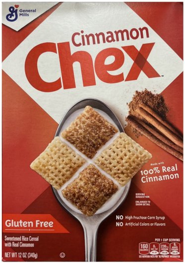 GENERAL MILLS CHEX CINNAMON (image for) GENERAL MILLS CHEX CINNAMON