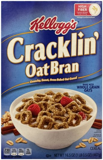 KELLOGG'S CRACKLIN' OATBRAN (image for) KELLOGG'S CRACKLIN' OATBRAN