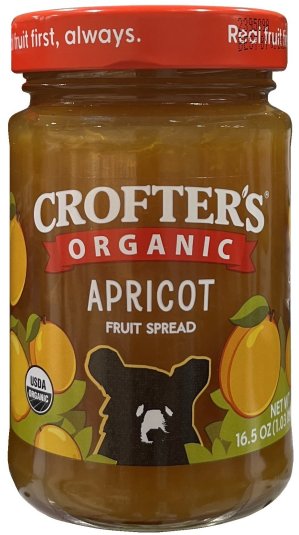 CROFTER'S ORGANIC APRICOT FRUIT SPREAD (image for) CROFTER'S ORGANIC APRICOT FRUIT SPREAD