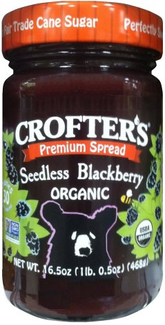 CROFTER'S PREMIUM SPREAD SEEDLESS BLACKBERRY ORGANIC (image for) CROFTER'S PREMIUM SPREAD SEEDLESS BLACKBERRY ORGANIC