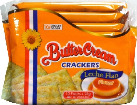 CROLEY BUTTER CREAM CRACKERS LECHE FLAN FLAVOR (image for) CROLEY BUTTER CREAM CRACKERS LECHE FLAN FLAVOR