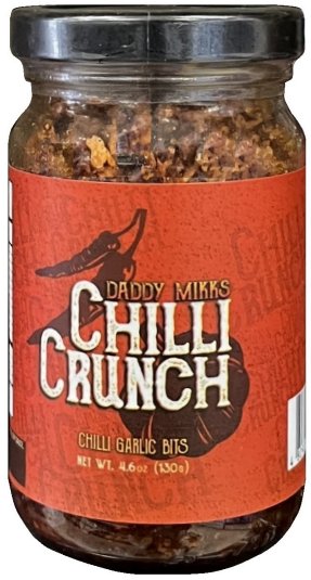 DADDY MIKKS CHILLI CRUNCH CHILLI GARLIC BITS (image for) DADDY MIKKS CHILLI CRUNCH CHILLI GARLIC BITS