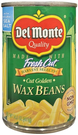 DEL MONTE WAX BEANS (image for) DEL MONTE WAX BEANS