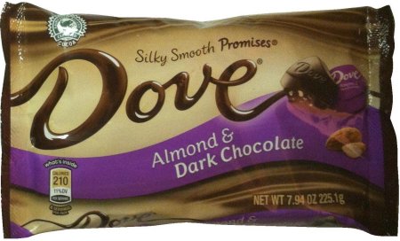 DOVE SILKY SMOOTH PROMISES ALMOND & DARK CHOCOLATE (image for) DOVE SILKY SMOOTH PROMISES ALMOND & DARK CHOCOLATE