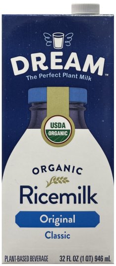 DREAM ORGANIC RICEMILK ORIGINAL (image for) DREAM ORGANIC RICEMILK ORIGINAL
