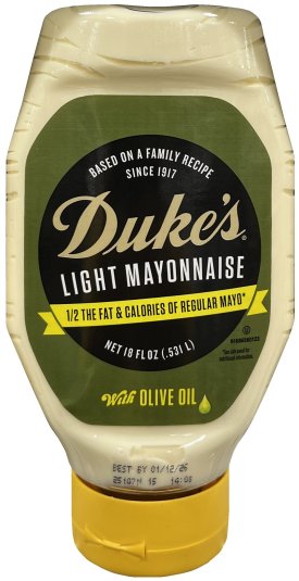 DUKE'S LIGHT MAYONNAISE (image for) DUKE'S LIGHT MAYONNAISE