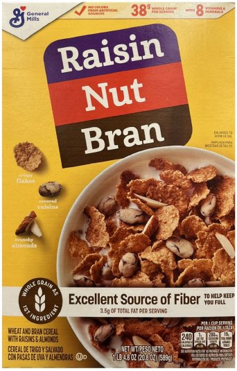 GENERAL MILLS RAISIN NUT BRAN (image for) GENERAL MILLS RAISIN NUT BRAN