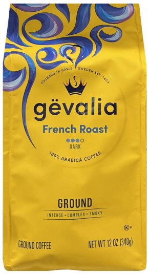 GEVALIA FRENCH ROAST GROUND COFFEE DARK ROAST (image for) GEVALIA FRENCH ROAST GROUND COFFEE DARK ROAST