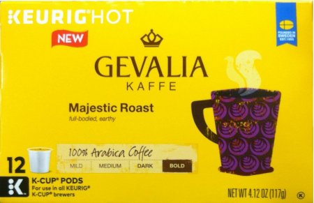 GEVALIA KAFFE MAJESTIC ROAST K-CUP PODS (image for) GEVALIA KAFFE MAJESTIC ROAST K-CUP PODS