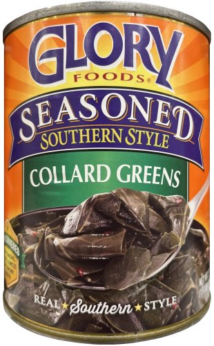 GLORY FOODS SEASONED SOUTHERN STYLE COLLARD GREENS (image for) GLORY FOODS SEASONED SOUTHERN STYLE COLLARD GREENS