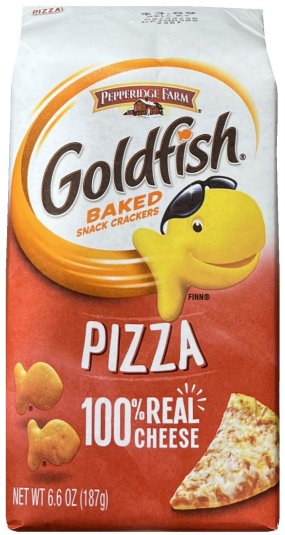 GOLDFISH BAKED SNACK CRACKERS PIZZA (image for) GOLDFISH BAKED SNACK CRACKERS PIZZA