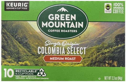 GREEN MOUNTAIN COLOMBIAN SELECT MEDIUM ROAST COFFEE K-CUP PODS (image for) GREEN MOUNTAIN COLOMBIAN SELECT MEDIUM ROAST COFFEE K-CUP PODS