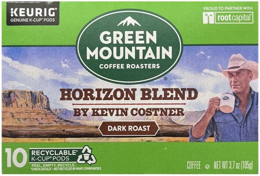 GREEN MOUNTAIN HORIZON BLEND DARK ROAST COFFEE K-CUP PODS (image for) GREEN MOUNTAIN HORIZON BLEND DARK ROAST COFFEE K-CUP PODS