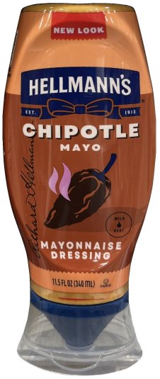 HELLMANN'S CHIPOTLE MAYO MAYONNAISE DRESSING (image for) HELLMANN'S CHIPOTLE MAYO MAYONNAISE DRESSING