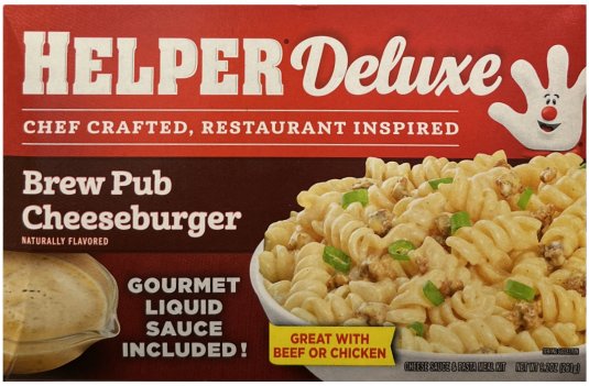 HELPER DELUXE BREW PUB CHEESBUGER (image for) HELPER DELUXE BREW PUB CHEESBUGER