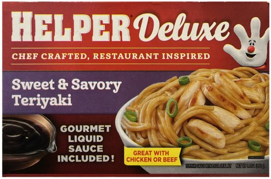 HELPER DELUXE SWEET & SAVORY TERIYAKI (image for) HELPER DELUXE SWEET & SAVORY TERIYAKI