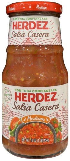 HERDEZ SALSA CASERA MEDIUM (image for) HERDEZ SALSA CASERA MEDIUM