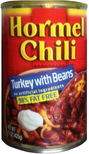 HORMEL CHILI TURKEY WITH BEANS (image for) HORMEL CHILI TURKEY WITH BEANS