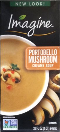 IMAGINE PORTOBELLO MUSHROOM CREAMY SOUP (image for) IMAGINE PORTOBELLO MUSHROOM CREAMY SOUP