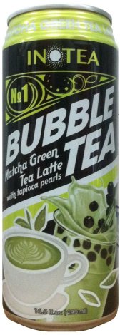 INOTEA BUBBLE MATCHA GREEN TEA TARO LATTE WITH TAPIOCA PEARLS (image for) INOTEA BUBBLE MATCHA GREEN TEA TARO LATTE WITH TAPIOCA PEARLS