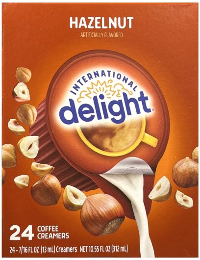 INTERNATIONAL DELIGHT HAZELNUT COFFEE CREAMER (image for) INTERNATIONAL DELIGHT HAZELNUT COFFEE CREAMER