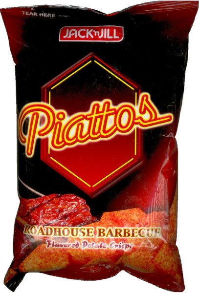 JACK'N JILL PIATTOS ROADHOUSE BARBRCUE FLAVORED POTATO CHIPS (image for) JACK'N JILL PIATTOS ROADHOUSE BARBRCUE FLAVORED POTATO CHIPS