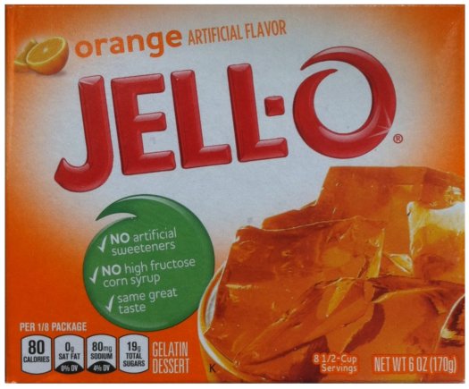 JELL-O ORANGE FLAVOR GELATIN DESSERT (image for) JELL-O ORANGE FLAVOR GELATIN DESSERT