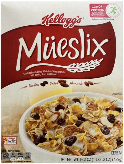 KELLOGG'S MUESLIX (image for) KELLOGG'S MUESLIX