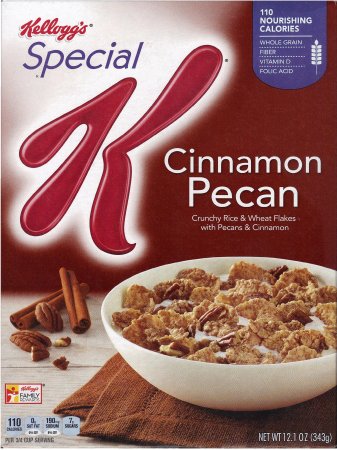KELLOGG'S SPECIAL K CINNAMON PECAN (image for) KELLOGG'S SPECIAL K CINNAMON PECAN