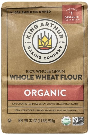 KING ARTHUR WHOLE WHEAT FLOUR ORGANIC (image for) KING ARTHUR WHOLE WHEAT FLOUR ORGANIC
