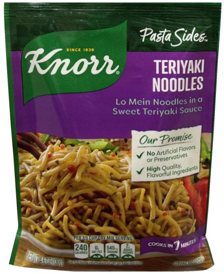KNORR PASTA SIDES TERIYAKI NOODLES (image for) KNORR PASTA SIDES TERIYAKI NOODLES