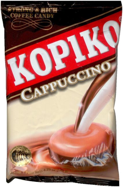 KOPIKO CAPPUCCINO COFFEE CANDY (image for) KOPIKO CAPPUCCINO COFFEE CANDY