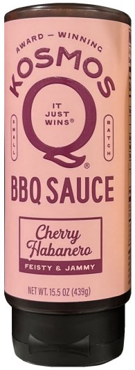 KOSMOS Q BBQ SAUCE CHERRY HABANERO (image for) KOSMOS Q BBQ SAUCE CHERRY HABANERO