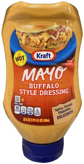 KRAFT MAYO BUFFALO STYLE DRESSING (image for) KRAFT MAYO BUFFALO STYLE DRESSING