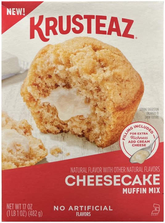 KRUSTEAZ CHEESECAKE MUFFIN MIX (image for) KRUSTEAZ CHEESECAKE MUFFIN MIX