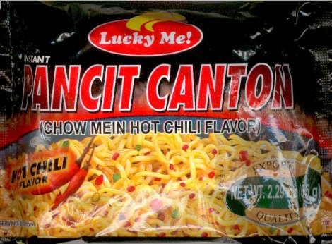 LUCKY ME PANCIT CANTON CHOW MEIN HOT CHILI FLAVOR (image for) LUCKY ME PANCIT CANTON CHOW MEIN HOT CHILI FLAVOR