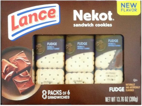 LANCE NEKOT FUDGE SANDWICH COOKIES (image for) LANCE NEKOT FUDGE SANDWICH COOKIES