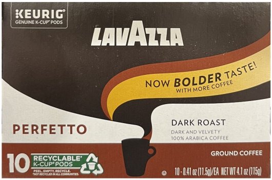 LAVAZZA PERFETTO DARK ROAST COFFEE K-CUP PODS (image for) LAVAZZA PERFETTO DARK ROAST COFFEE K-CUP PODS