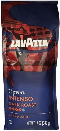 LAVAZZA OPERA INTENSO DARK ROAST GROUND COFFEE (image for) LAVAZZA OPERA INTENSO DARK ROAST GROUND COFFEE