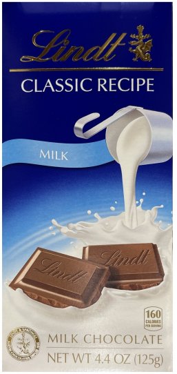 LINDT CLASSIC RECIPE MILK CHOCOLATE (image for) LINDT CLASSIC RECIPE MILK CHOCOLATE