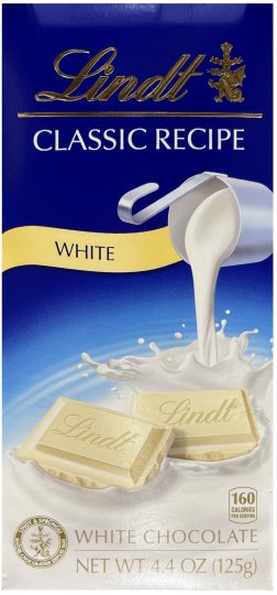 LINDT CLASSIC RECIPE WHITE CHOCOLATE (image for) LINDT CLASSIC RECIPE WHITE CHOCOLATE