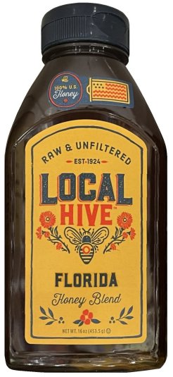 LOCAL HIVE FLORIDA HONEY BLEND (image for) LOCAL HIVE FLORIDA HONEY BLEND
