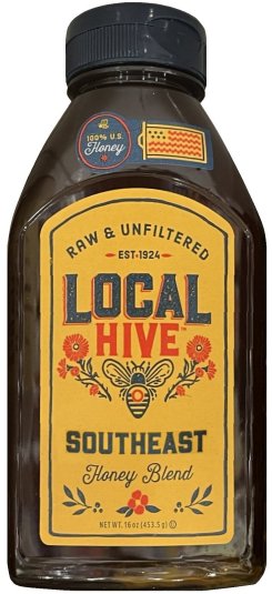 LOCAL HIVE SOUTHEAST HONEY BLEND (image for) LOCAL HIVE SOUTHEAST HONEY BLEND
