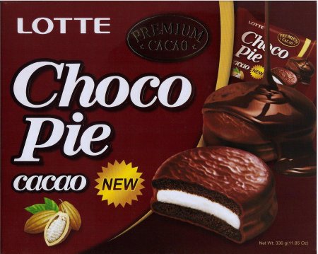 LOTTE CHOCO PIE CACAO (image for) LOTTE CHOCO PIE CACAO