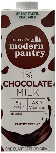 MARCEL'S MODERN PANTRY 1% CHOCOLATE MILK (image for) MARCEL'S MODERN PANTRY 1% CHOCOLATE MILK