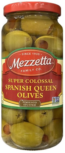 MEZZETTA SPANISH QUEEN OLIVES (image for) MEZZETTA SPANISH QUEEN OLIVES