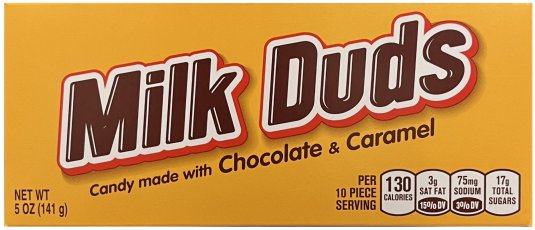 MILK DUDS (image for) MILK DUDS